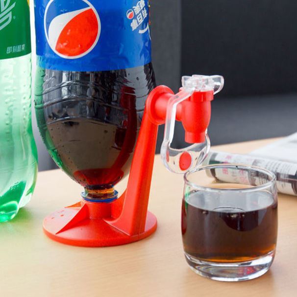 Dispenser Bottle Coke Upside Down