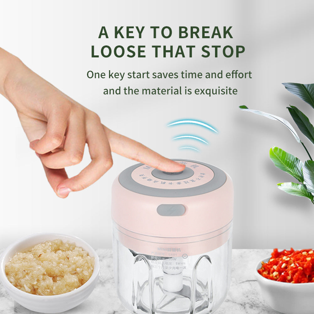 Mini Electric Garlic Chopper | Fast & Effortless Cooking