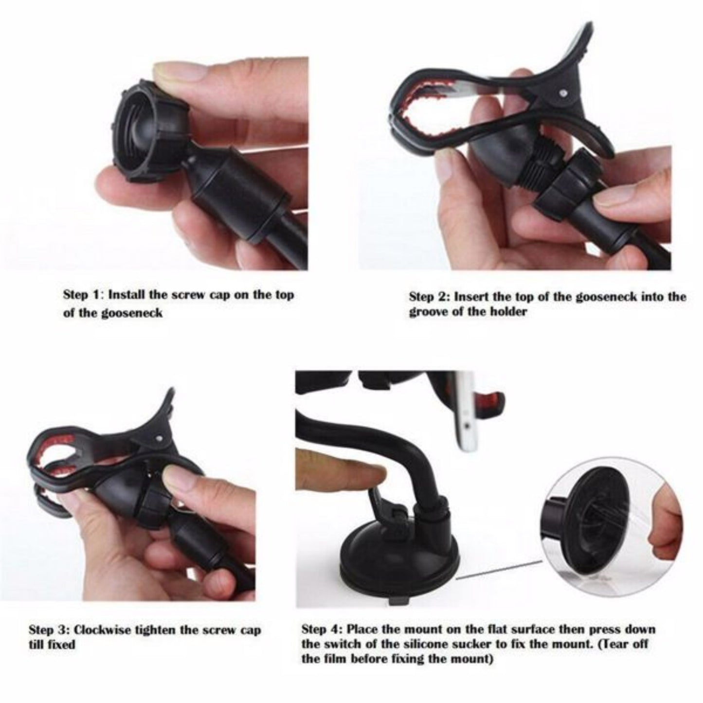 Car Windshield Mount Cradle Suction